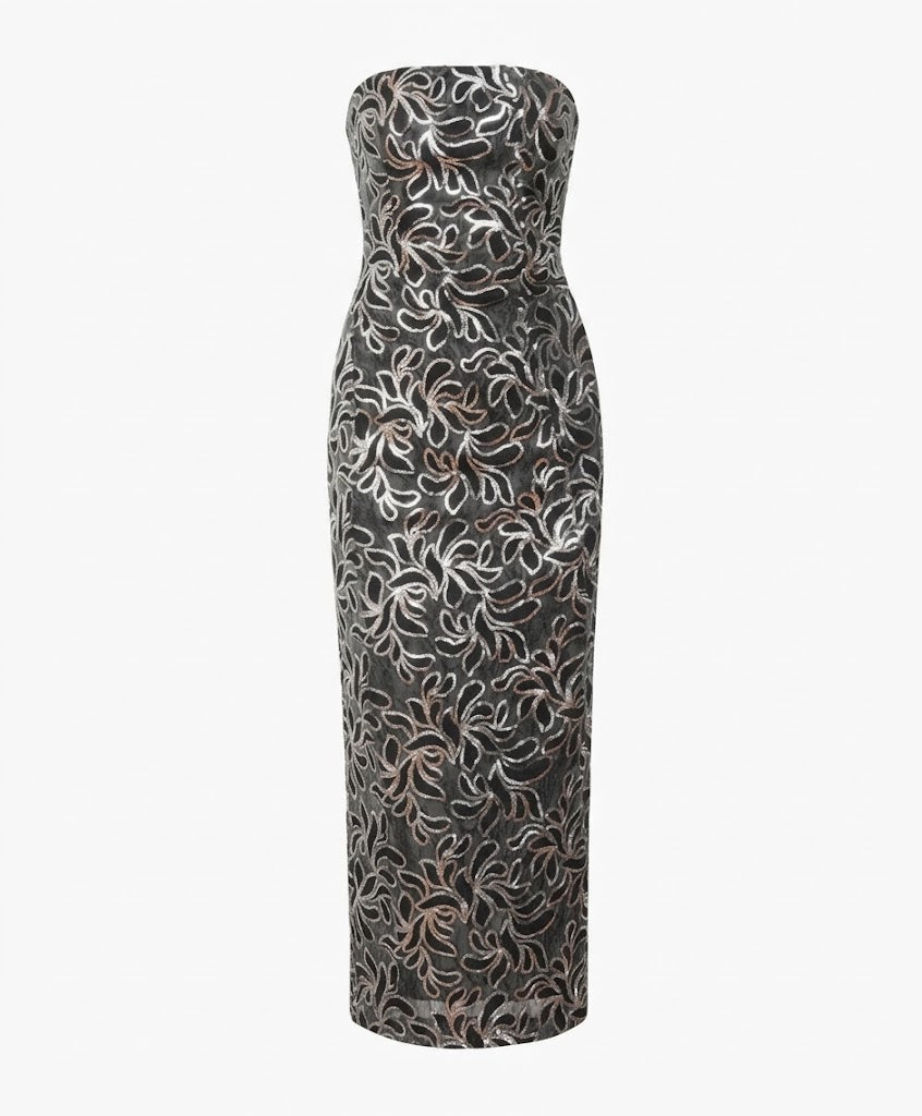 Shantall Midi Dress - Black