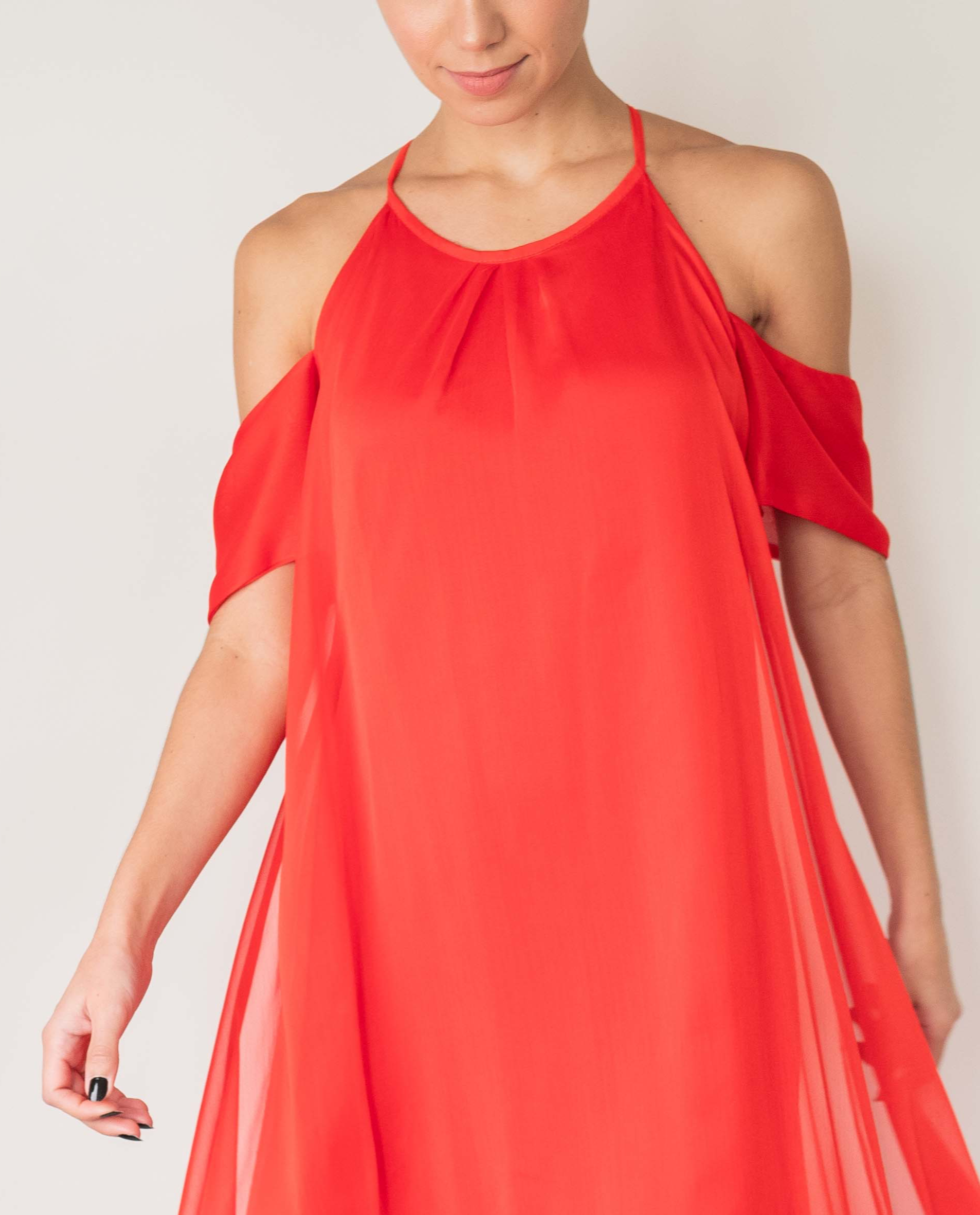 Vestido Olga - Coral