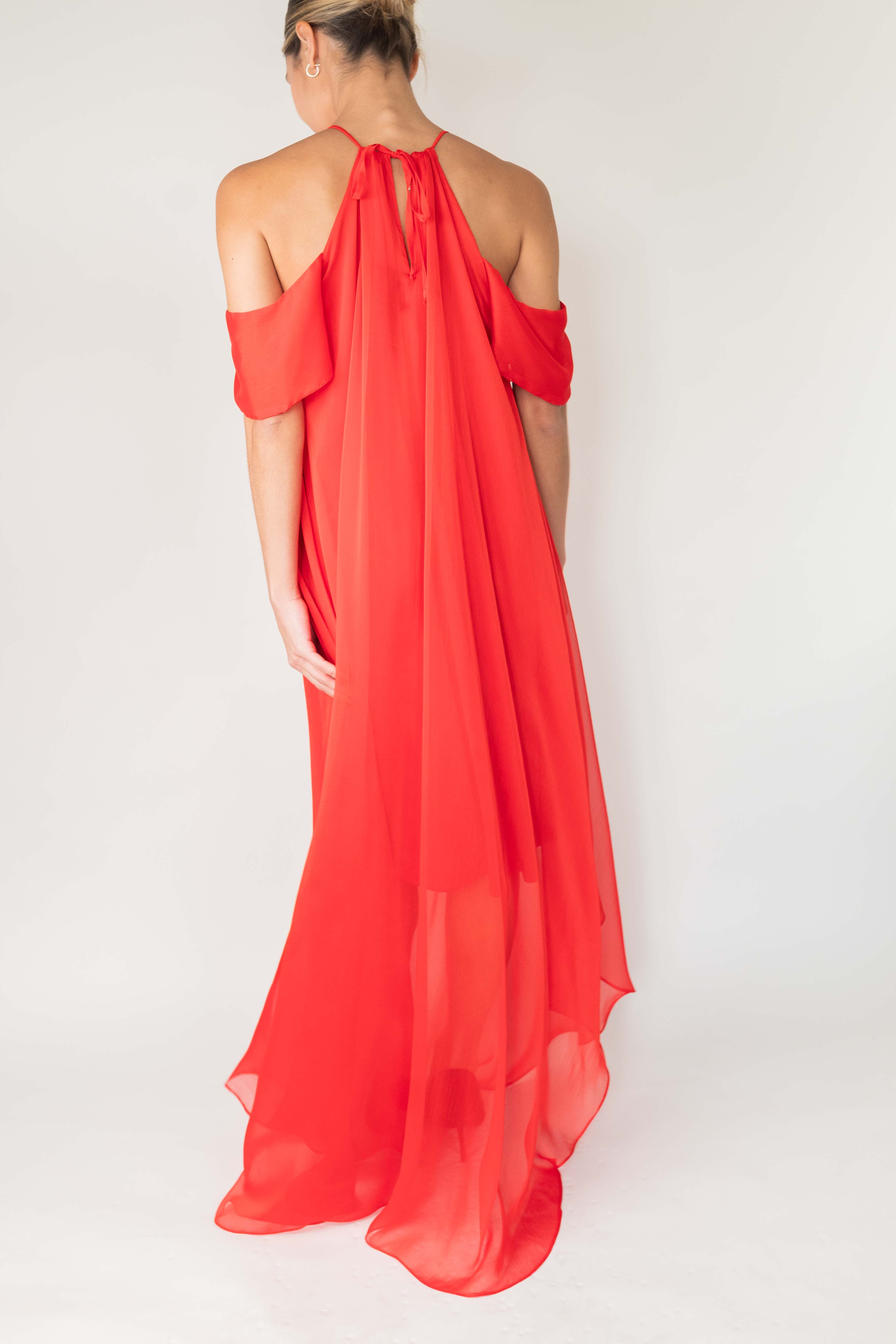 Vestido Olga - Coral
