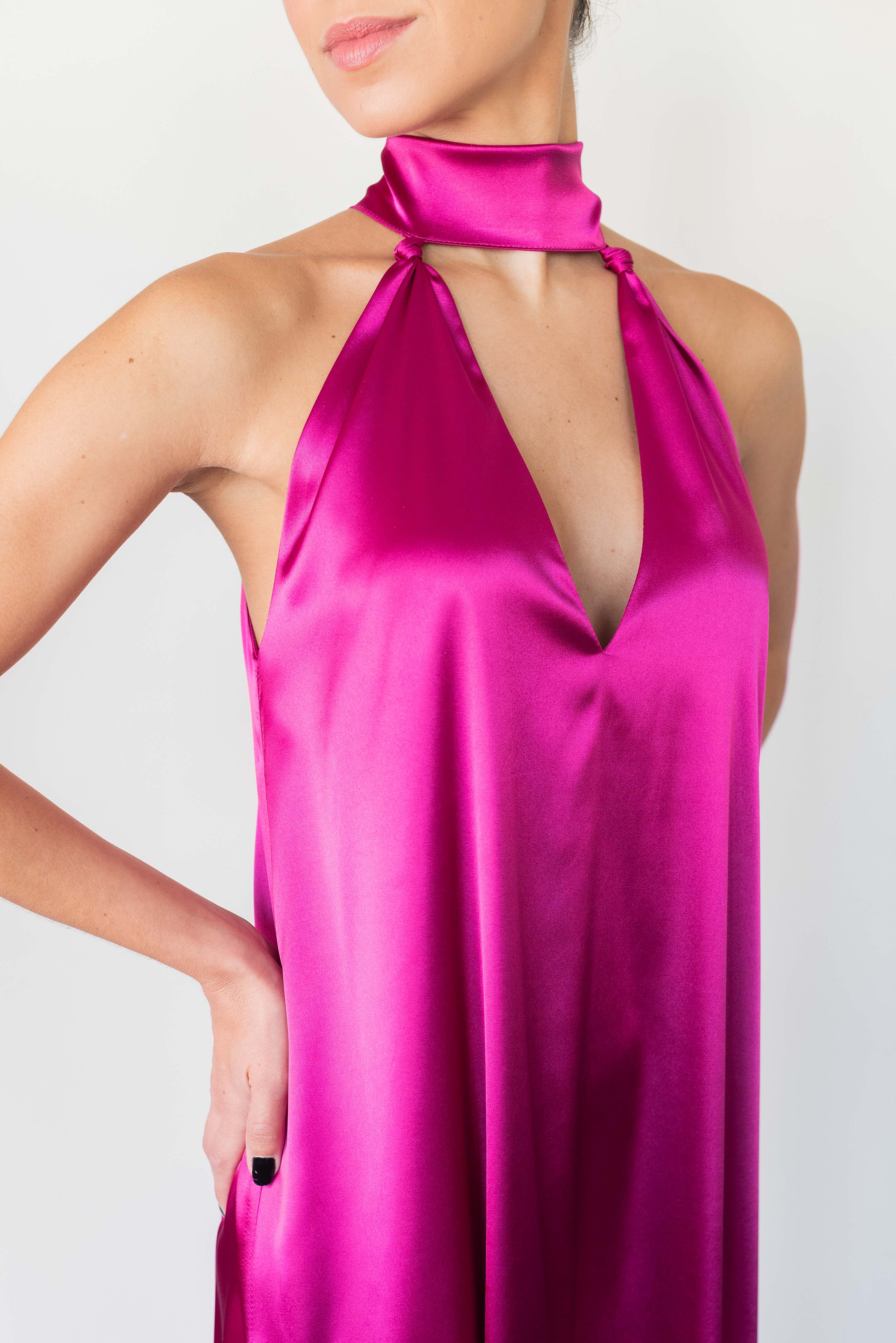 Vestido Corina Magenta