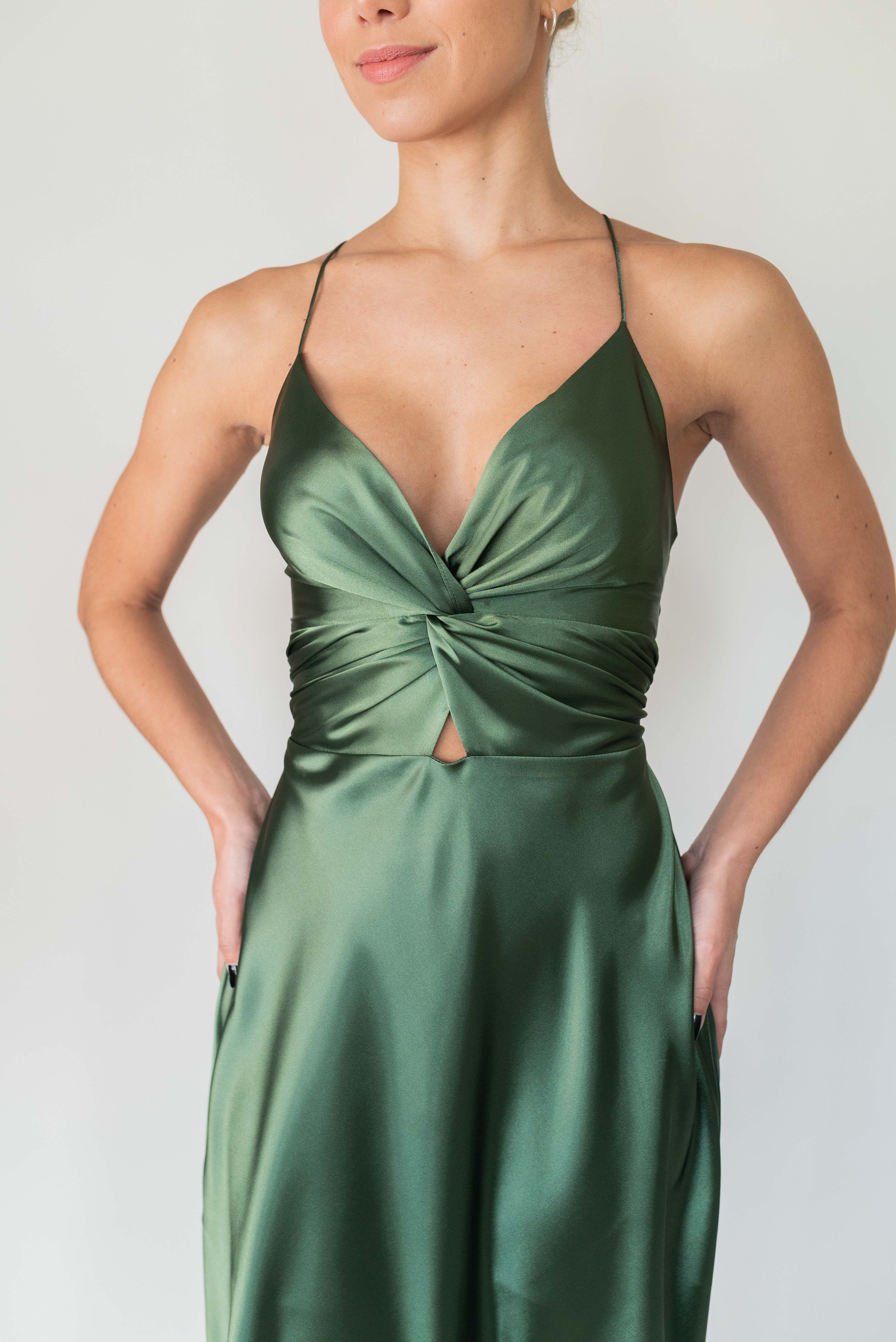 Vestido Luna - Verde Oliva