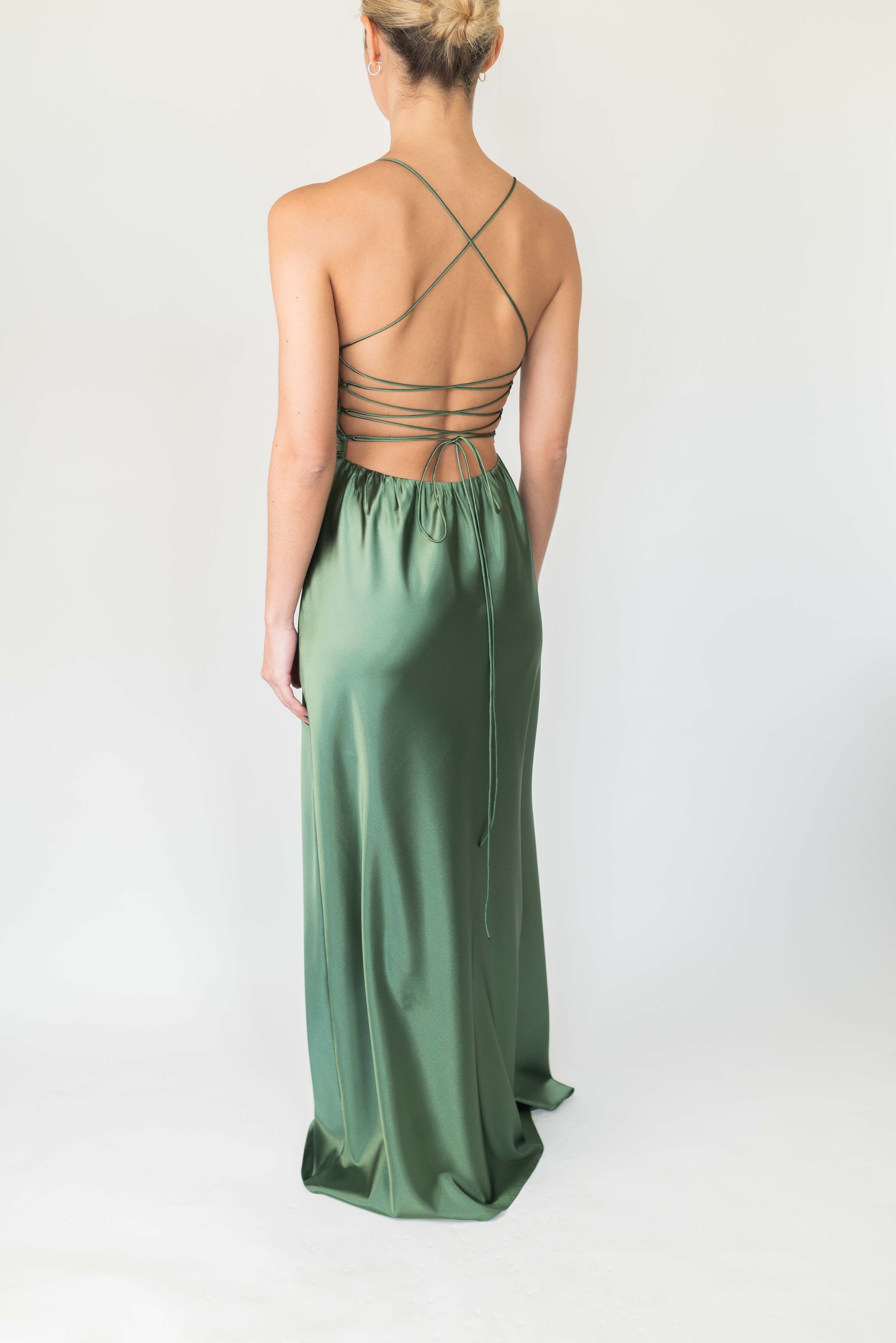Vestido Luna - Verde Oliva
