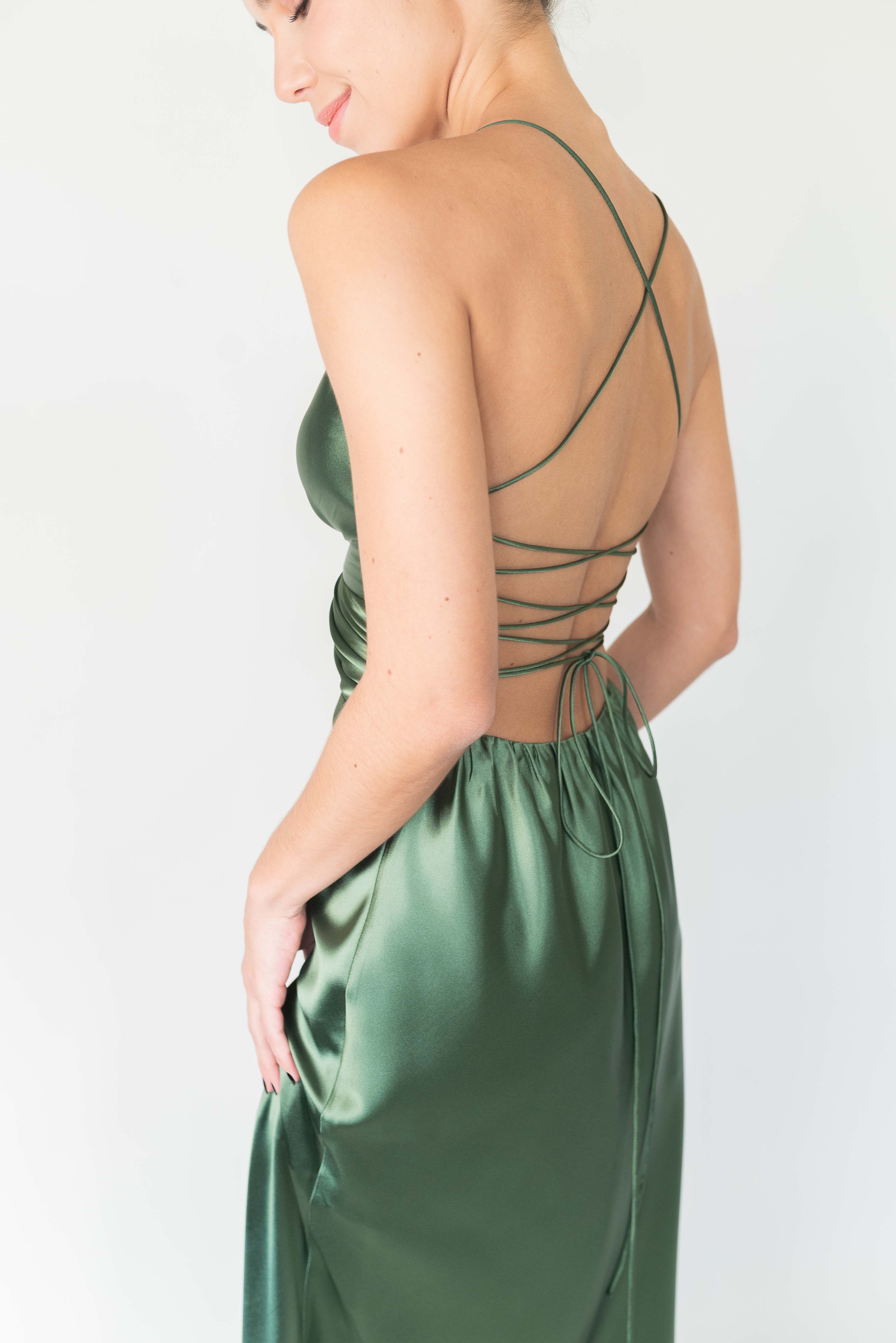 Vestido Luna - Verde Oliva