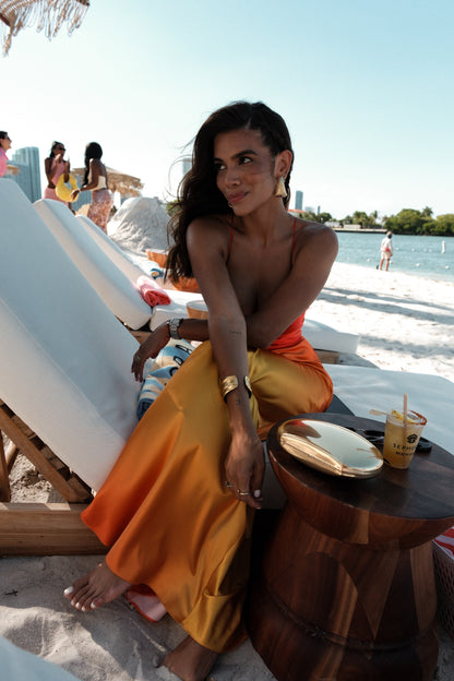 Vestido Luna - Naranja Degradé