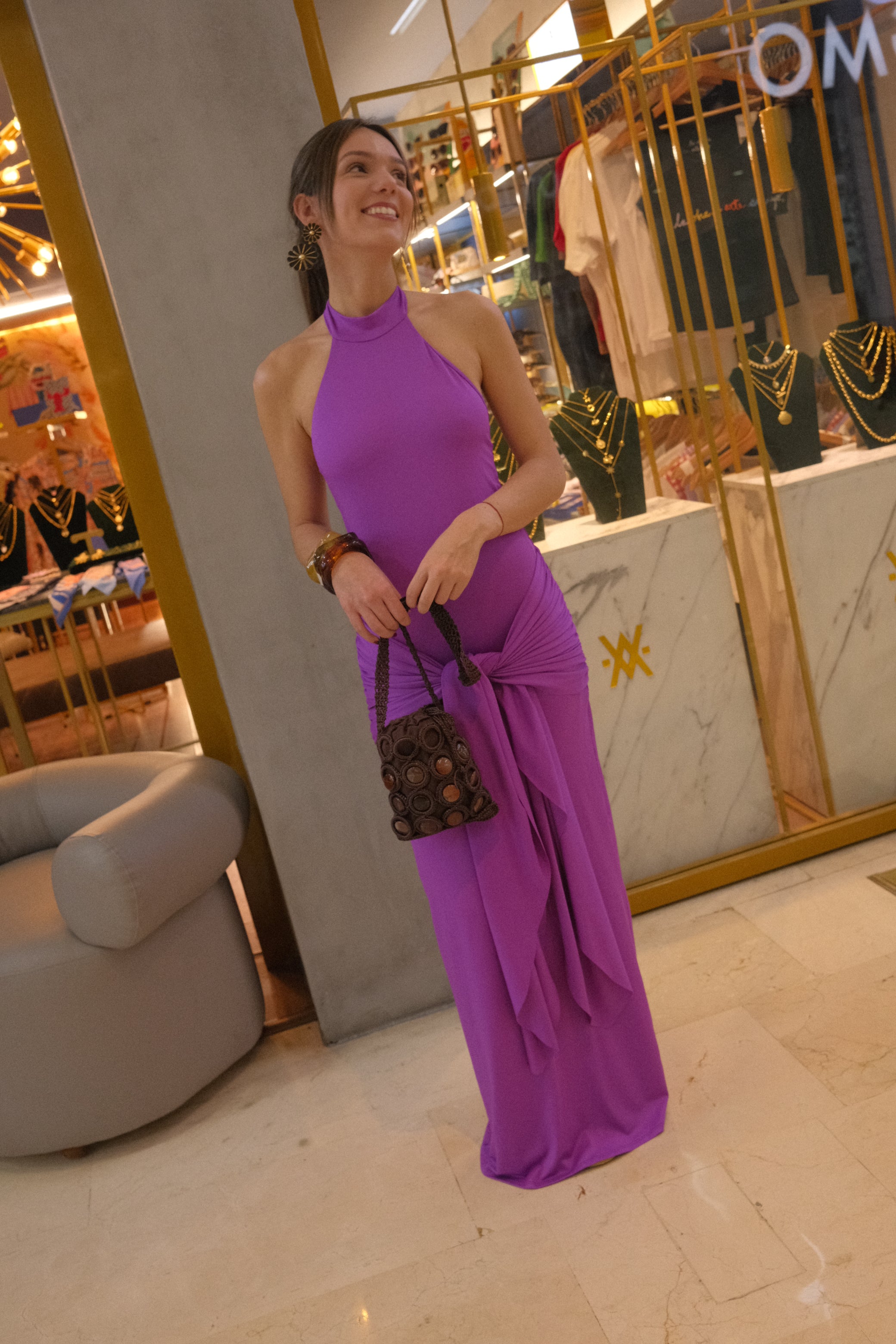 Vestido Helena Púrpura