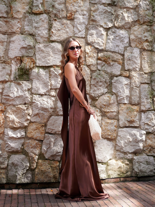 Vestido Alessandra Chocolate