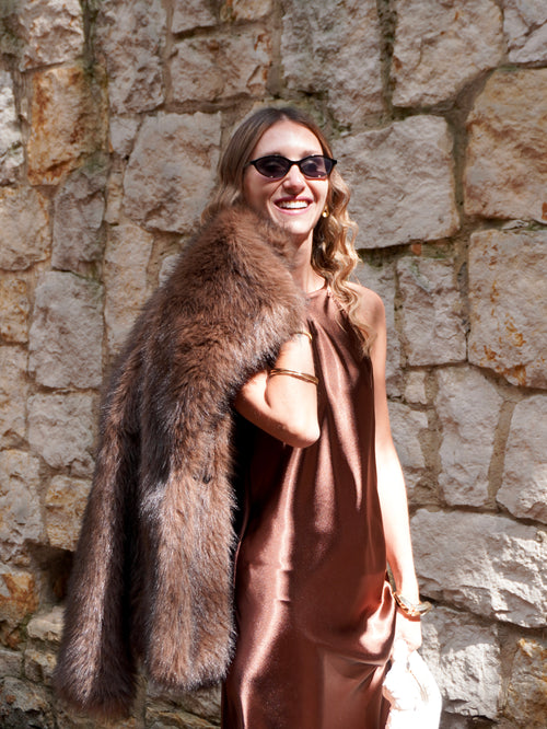 Vestido Alessandra Chocolate