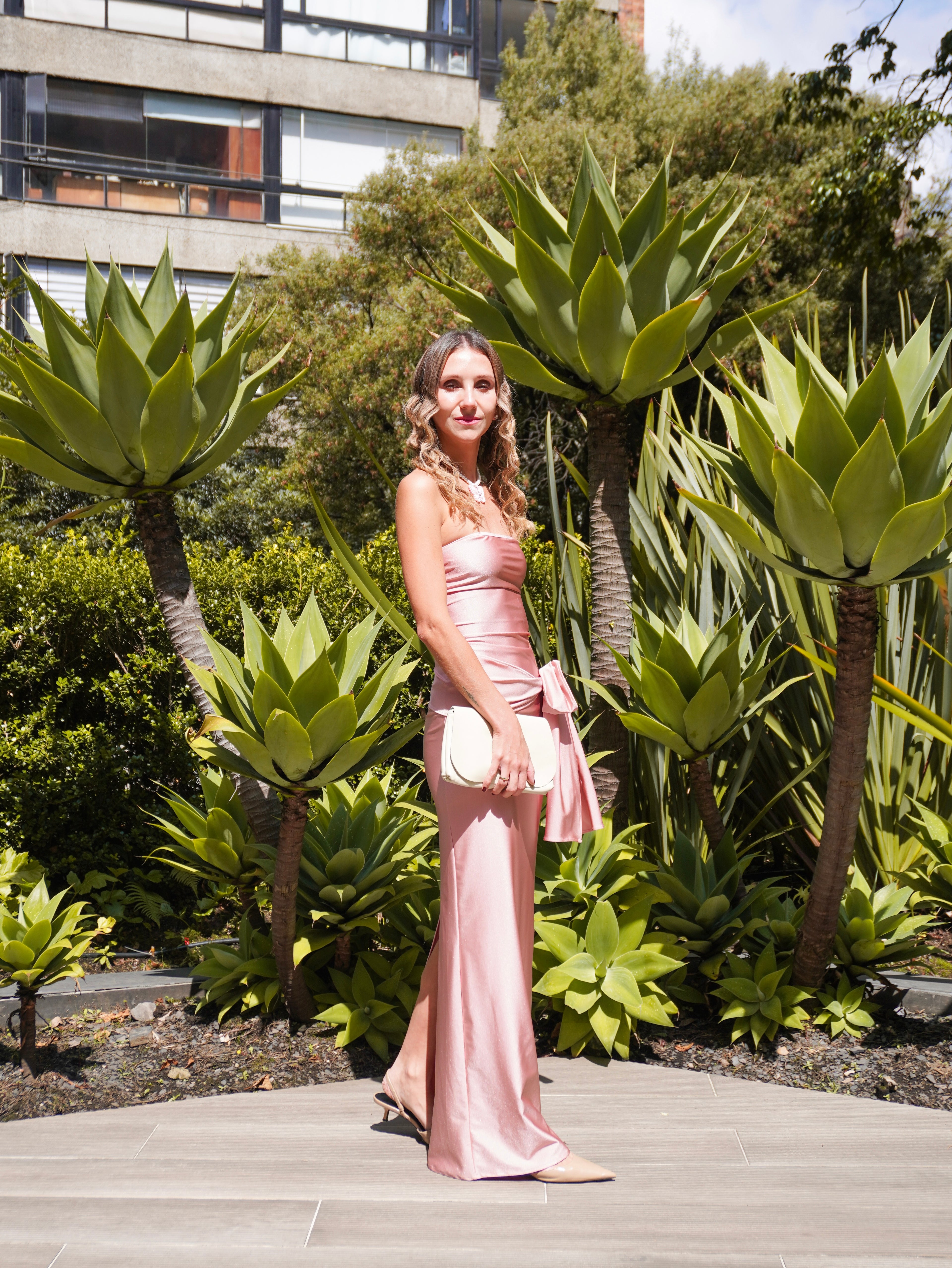 Vestido Bárbara Palo Rosa