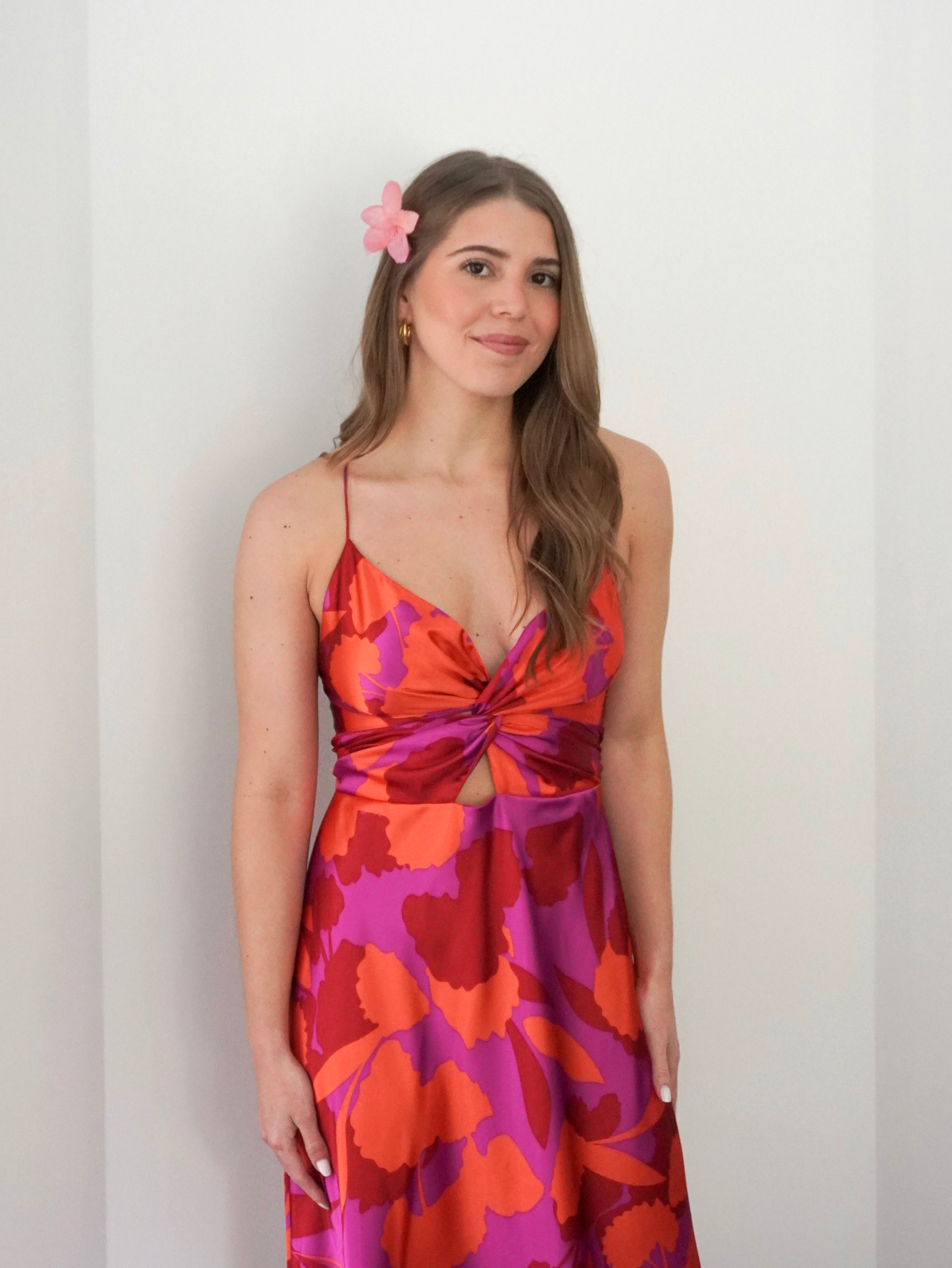 Vestido Luna Fucsia Estampado