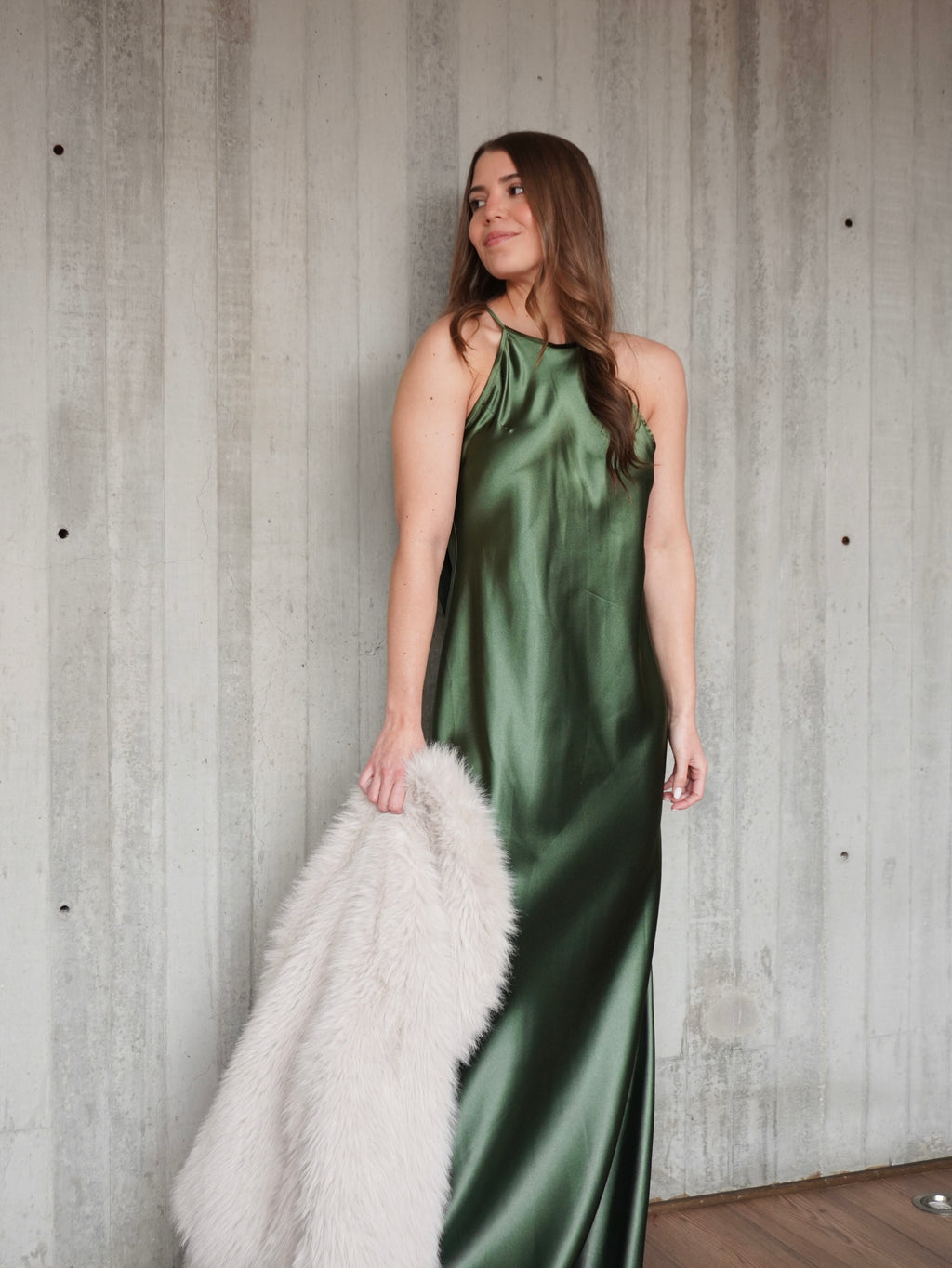 Vestido Alessandra Verde Oliva