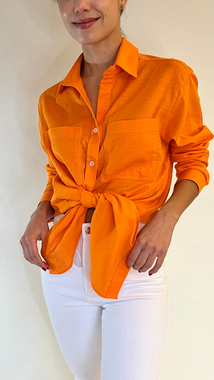 Camisa Olivia - Naranja