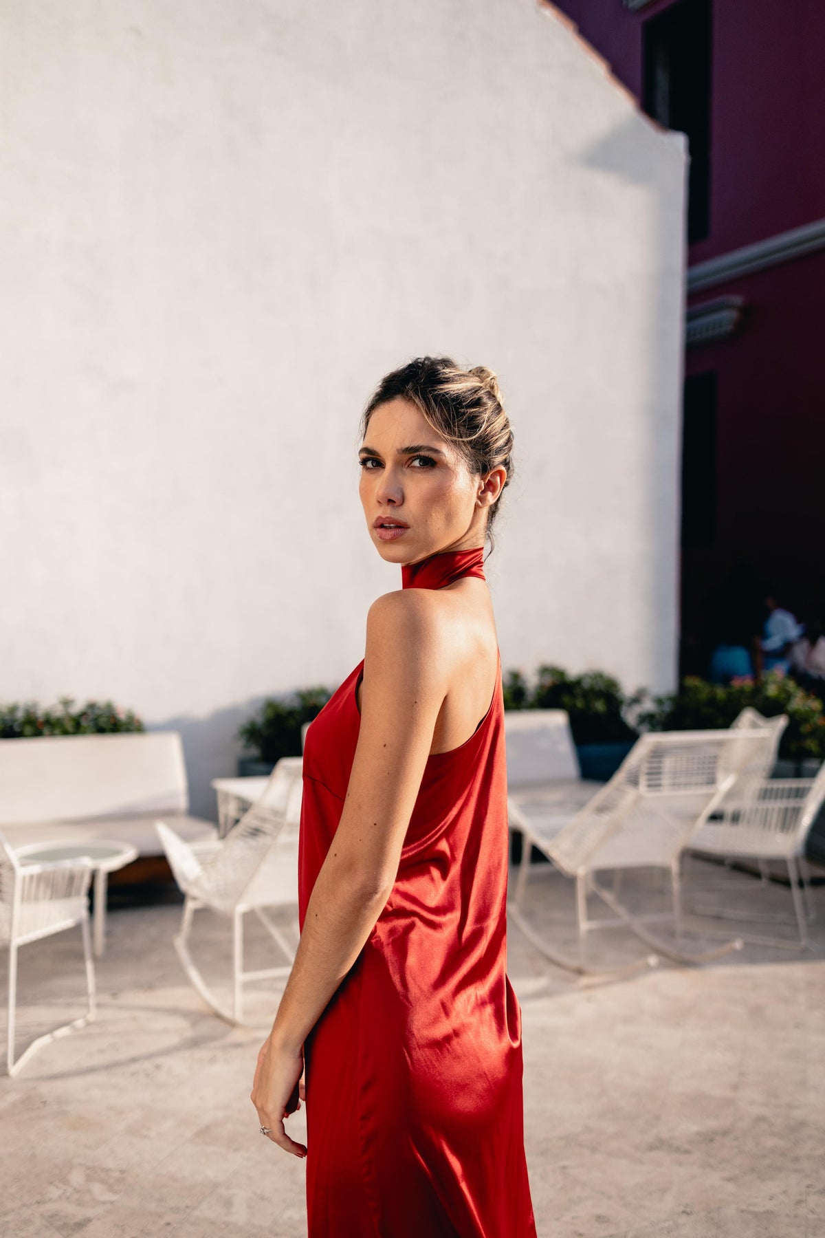 Vestido Atenea - Rojo