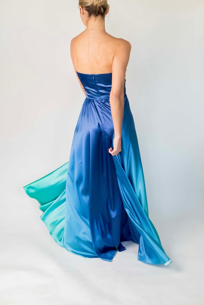 Vestido Barichara - Azul Degradé