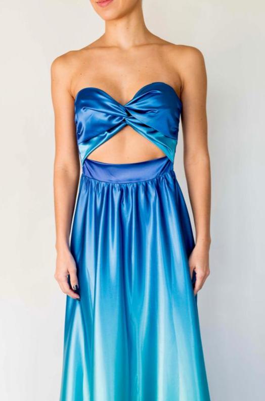 Vestido Barichara - Azul Degradé