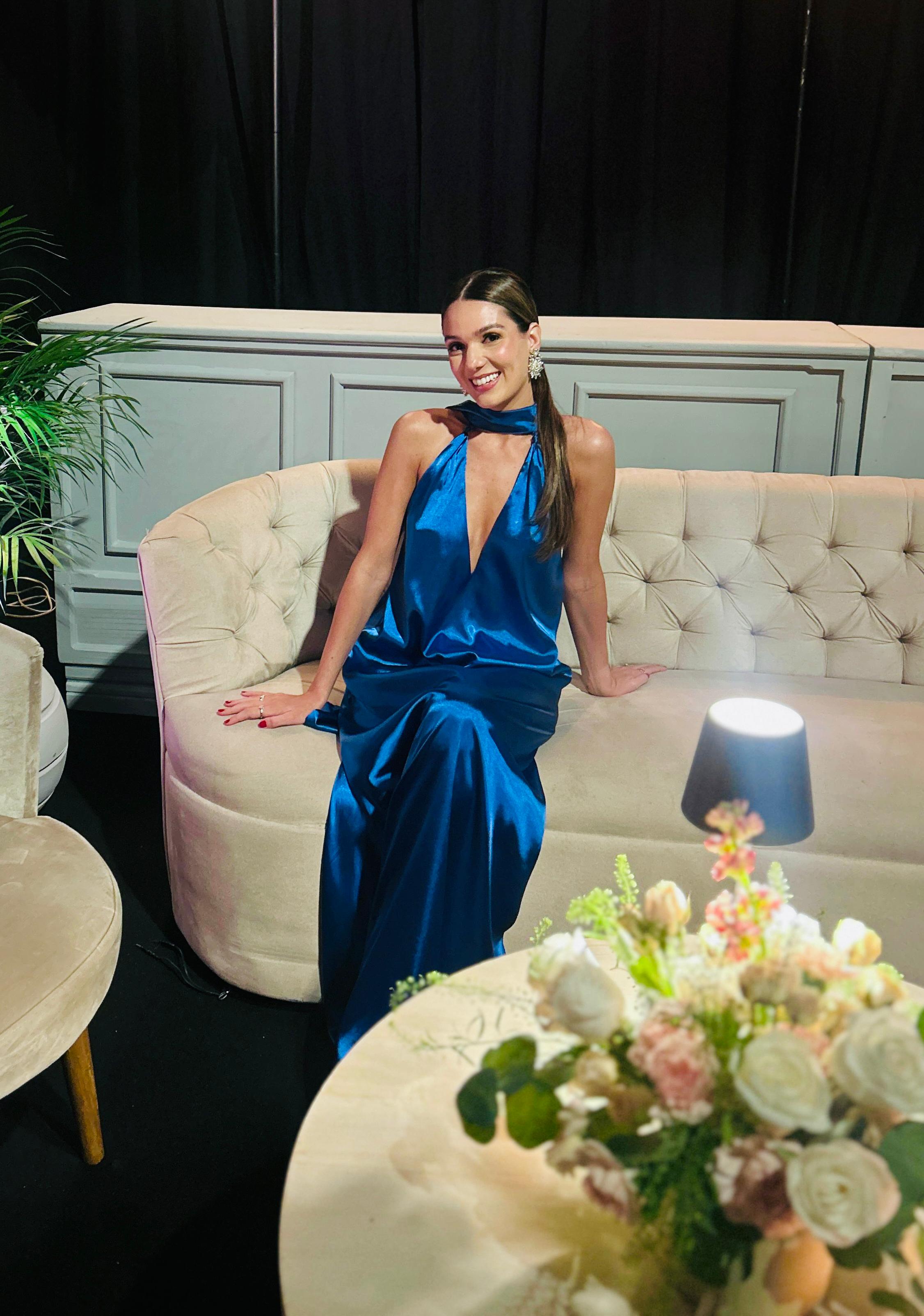 Vestido Corina - Azul