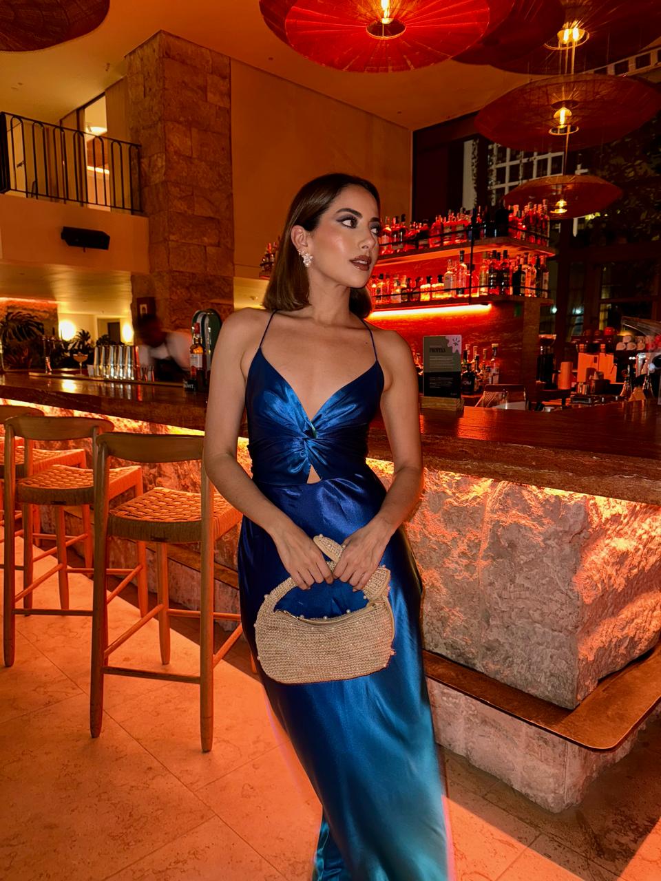 Vestido Luna - Azul Oscuro