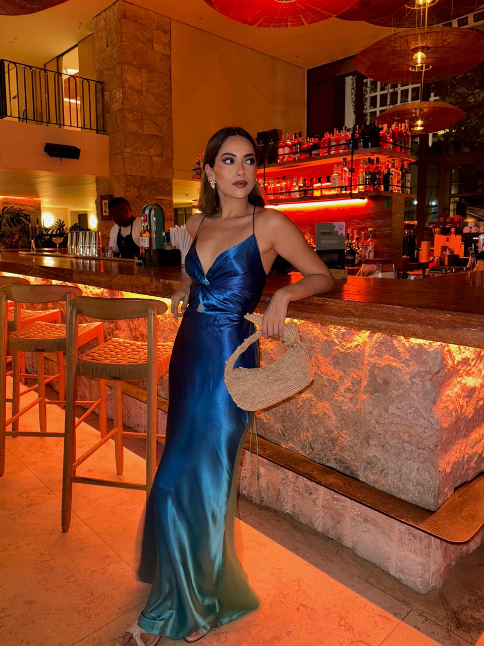 Vestido Luna - Azul Oscuro