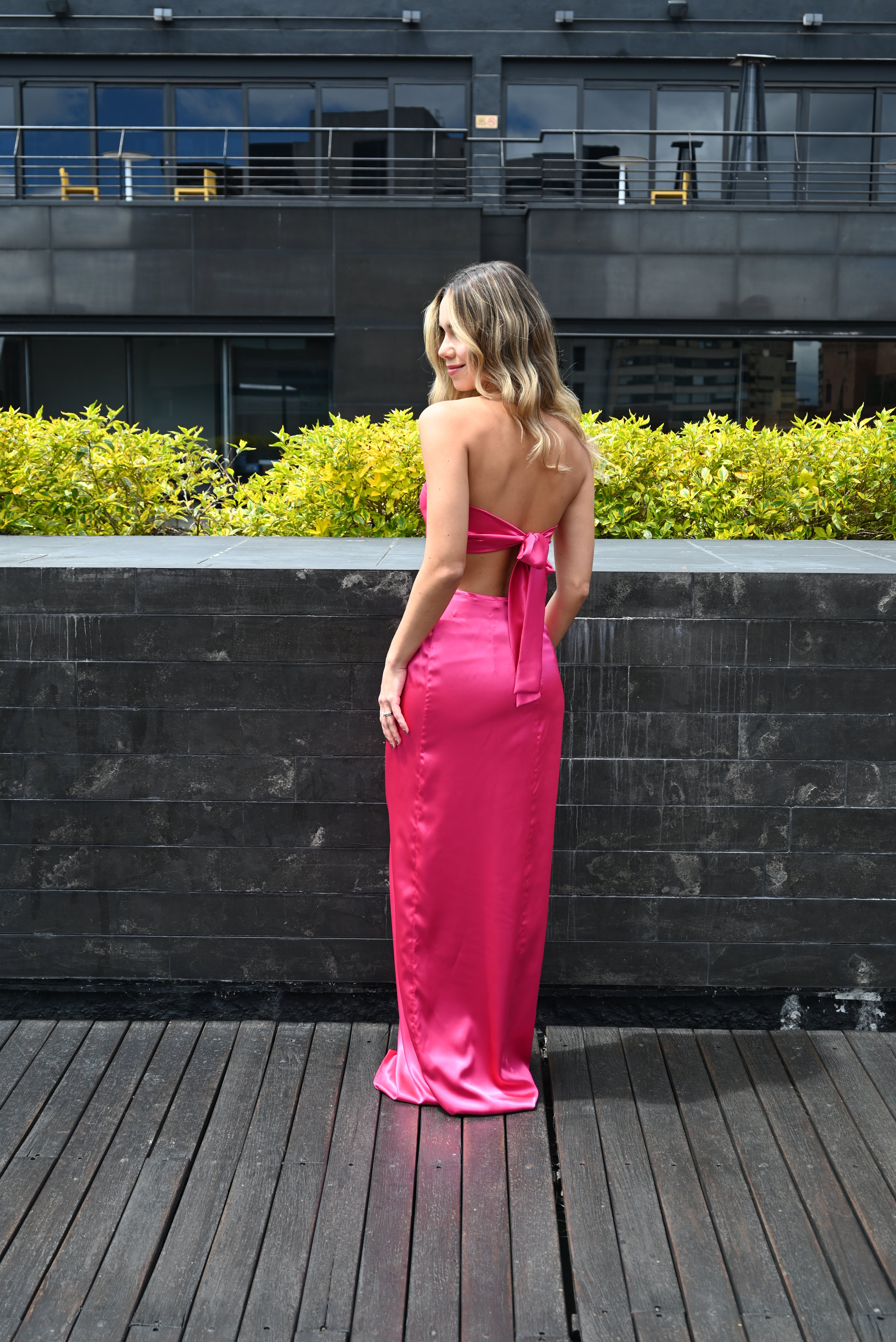 Vestido Irene - Fucsia