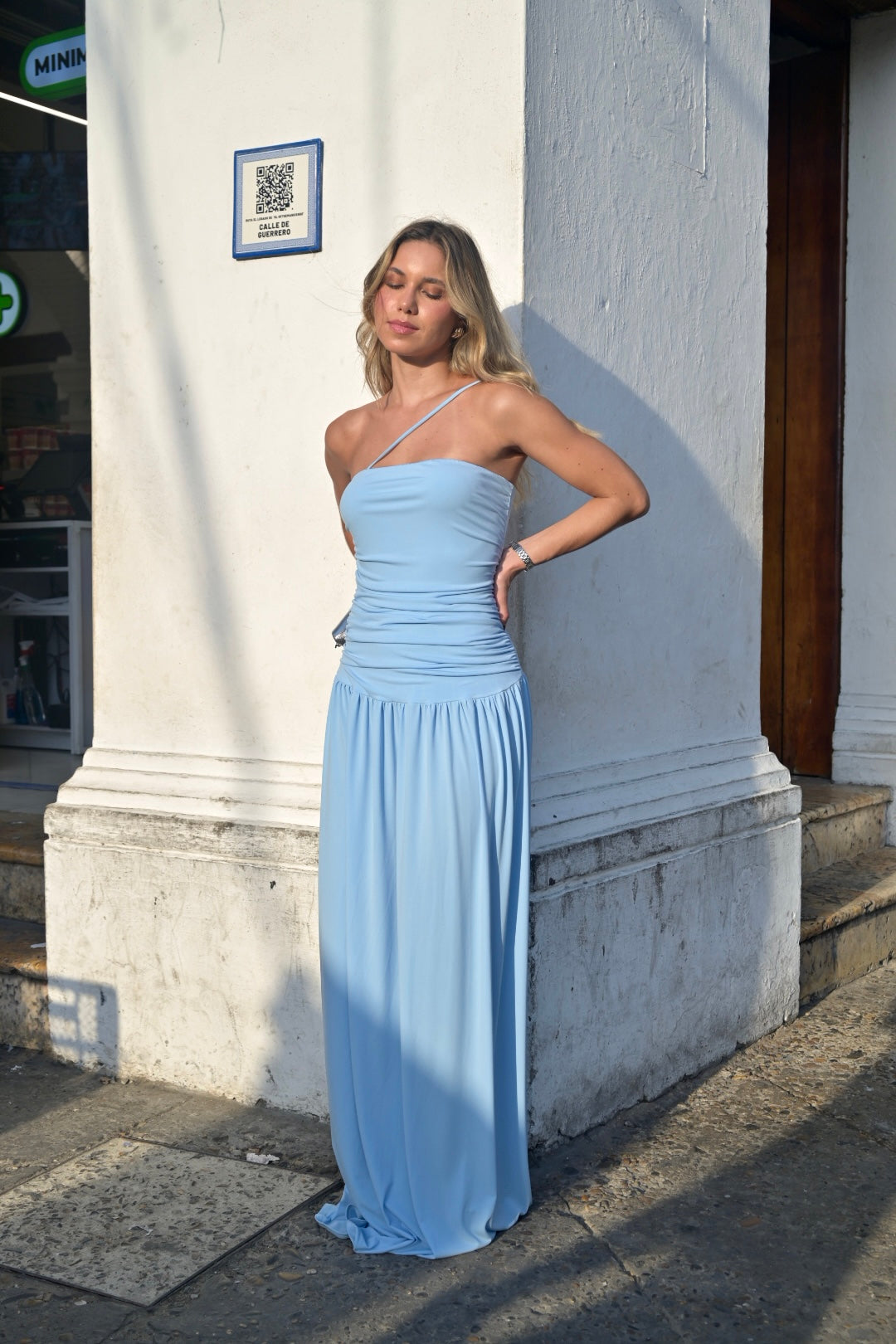Vestido Tulia Azul Claro
