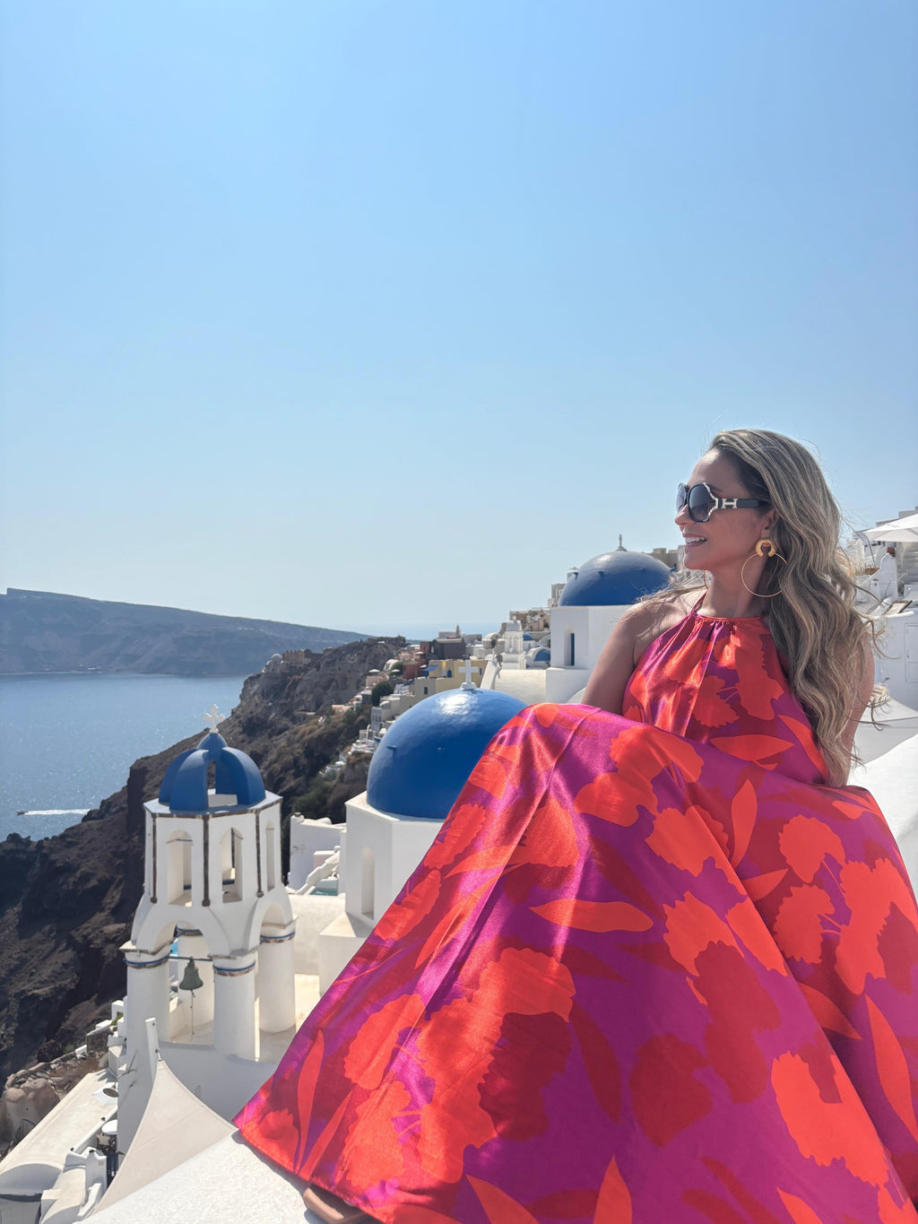 Selva Dress - Fuchsia Print