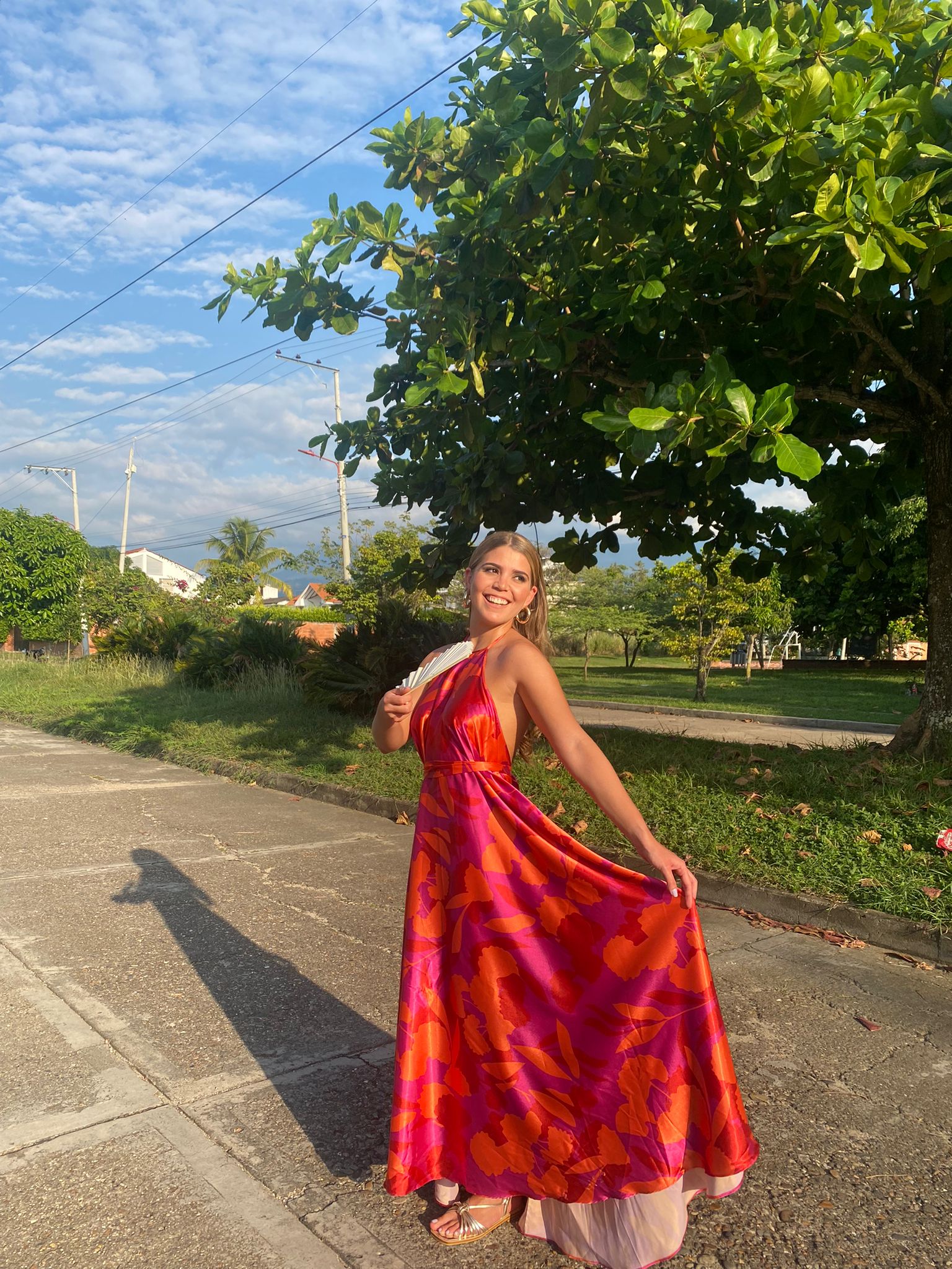 Vestido Selva - Estampado Fucsia - Calu COL