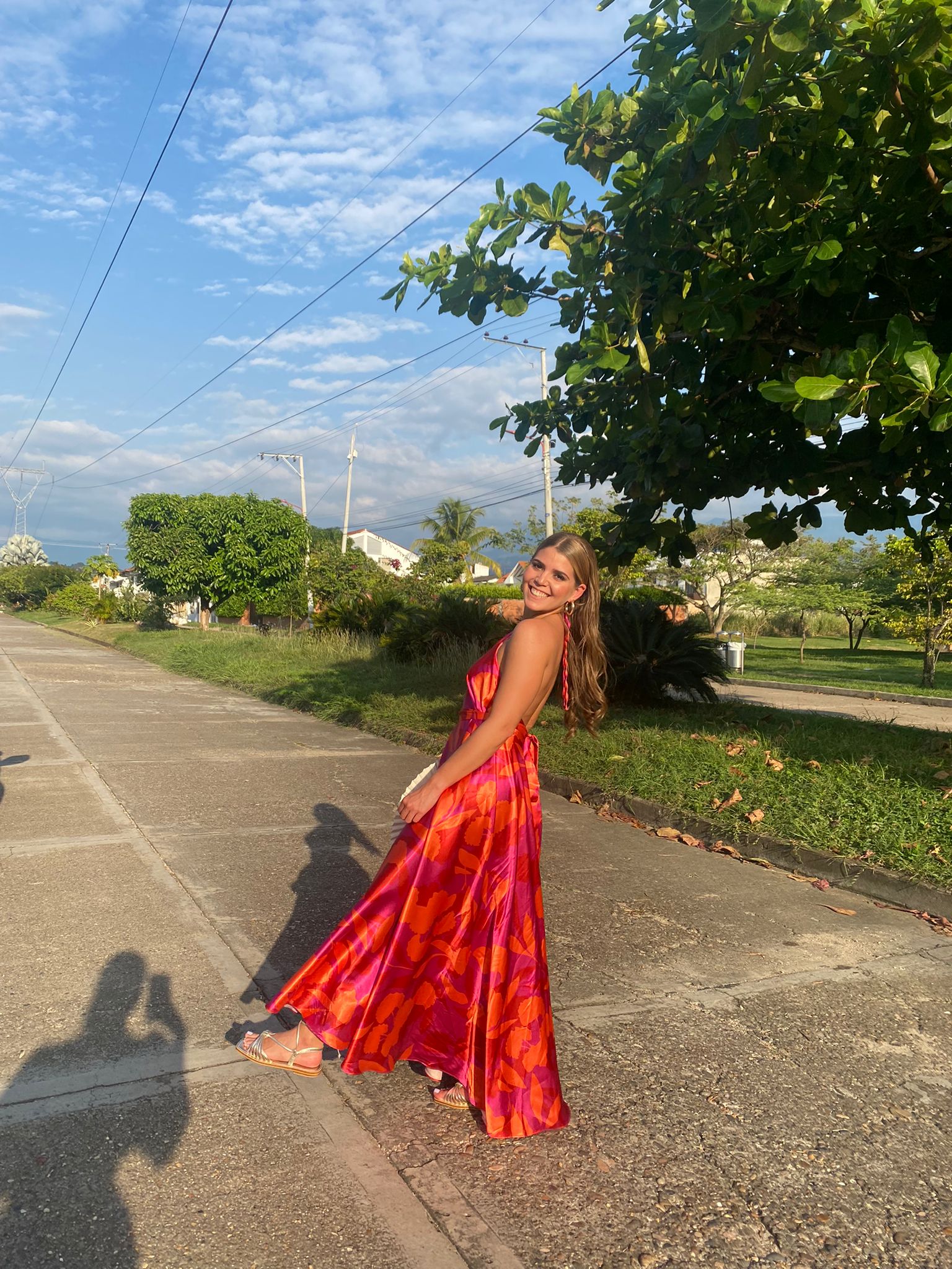 Vestido Selva - Estampado Fucsia - Calu COL