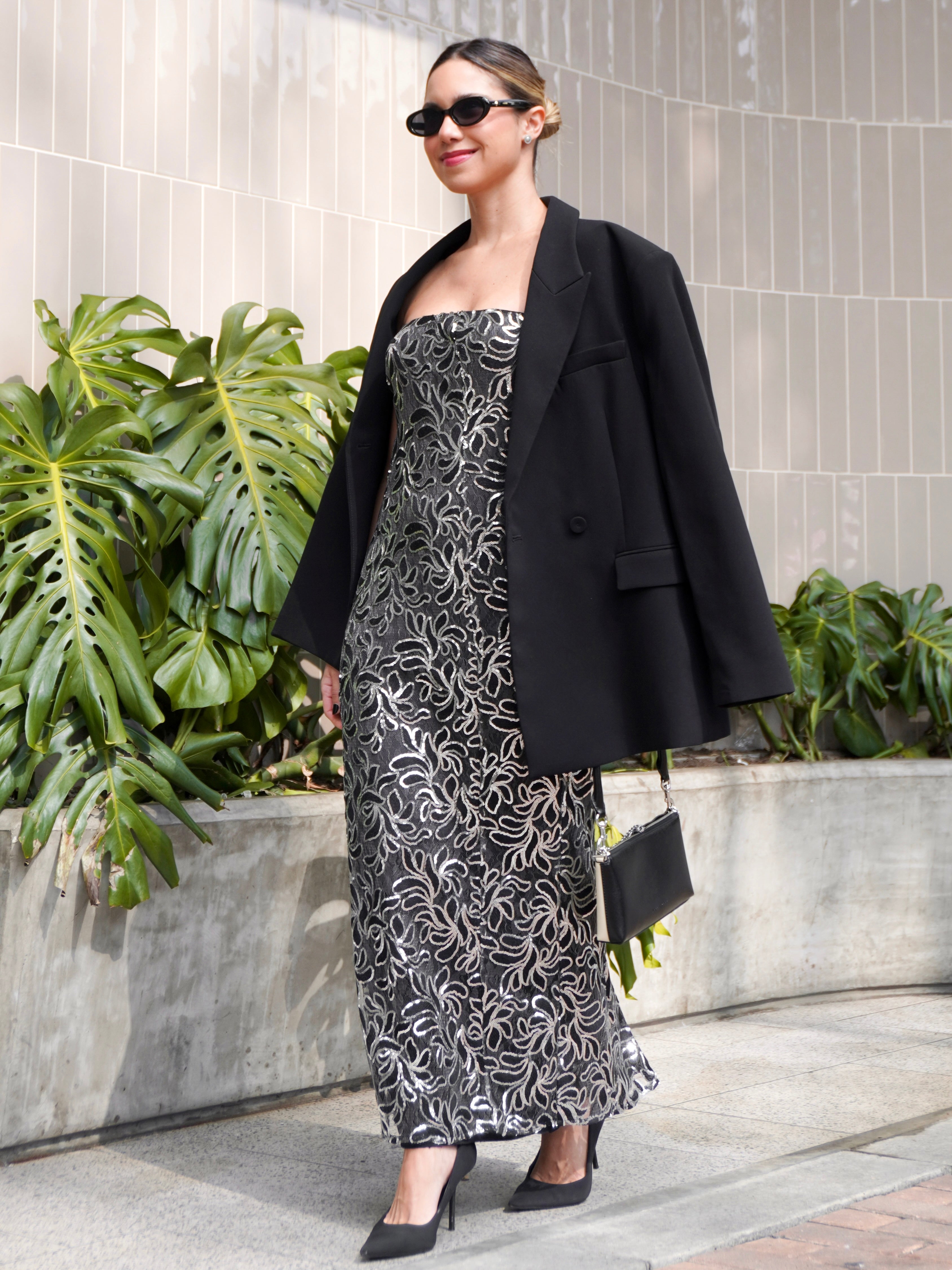 Vestido Shantall Midi Negro - Calu COL