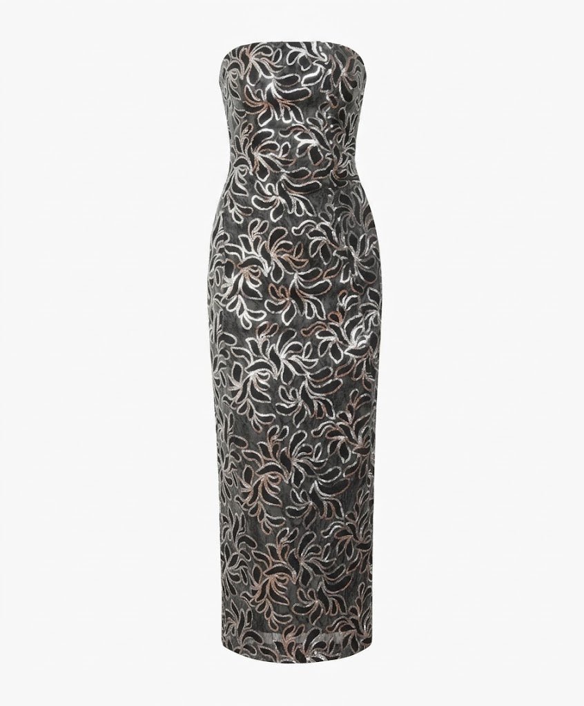 Vestido Shantall Midi Negro - Calu - Colombia