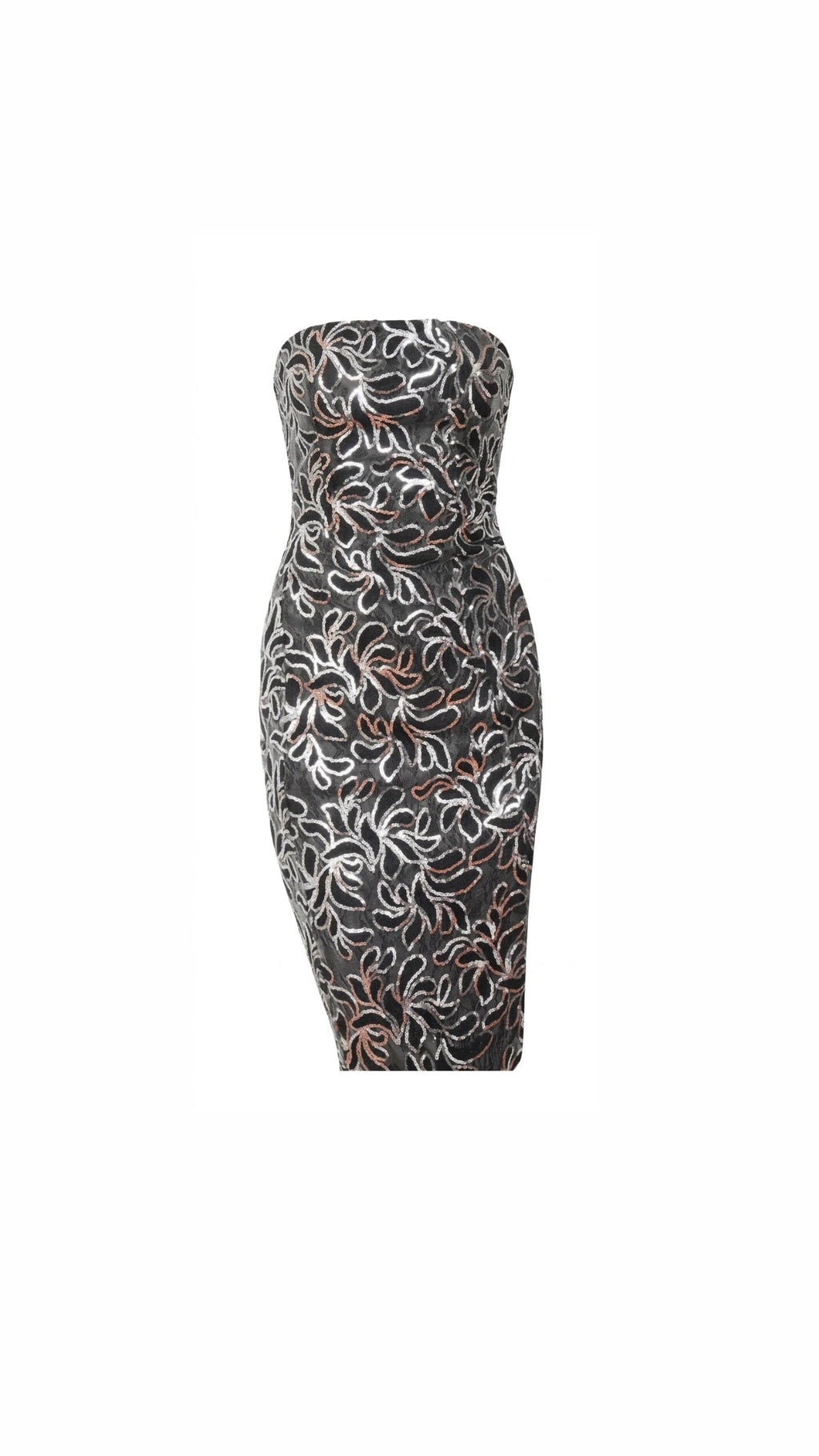 Vestido Shantall Midi Negro - Calu - Colombia