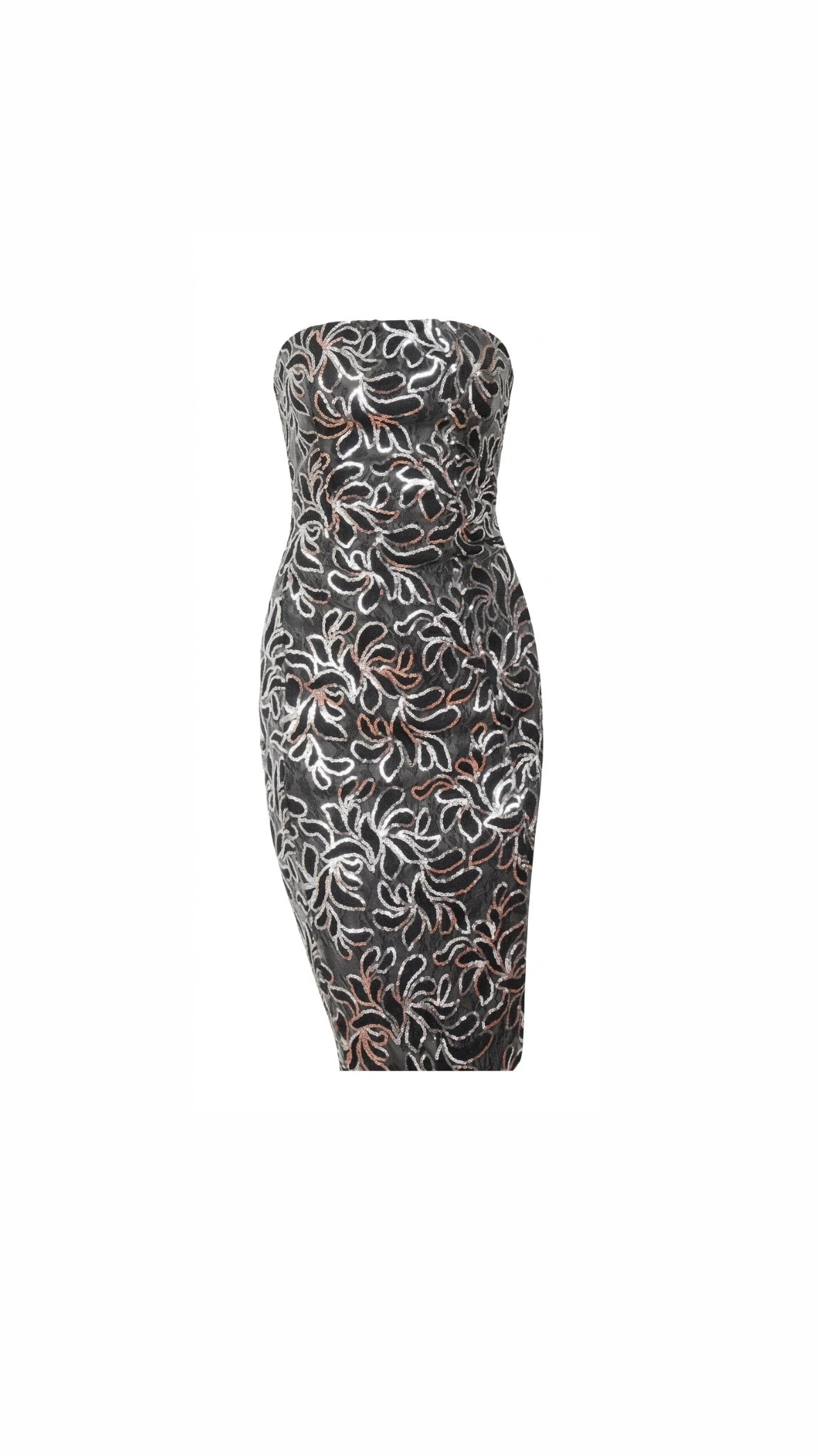 Vestido Shantall Midi Negro - Calu - Colombia